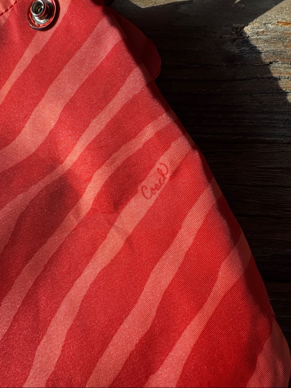 Coach zebra totes make up cases bag organizers pair/ set Hot Orange - Picture 9 of 13